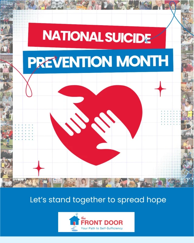 💙 September is Suicide Prevention Month
Hope starts with connection. A simple check-in, conversation, or act of kindness can make a difference.

If you or someone you know needs support, here are some trusted local resources:

- Greater Nashua Mental Health: 603-889-6147
 - Harbor Care: 603-821-7788
 - NH Rapid Response: Call/Text 1-833-710-6477
 - 988 Suicide & Crisis Lifeline: Call/Text 988
 - 2-1-1 NH: Dial 211

You are not alone. Help is available, and support is just a phone call or text away.

#SuicidePreventionMonth #YouAreNotAlone #FrontDoorAgency #MentalHealthAwareness #NashuaNH